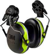 3M PELTOR Helmet Attached Earmuff X4P3GS, Includes E Attachment